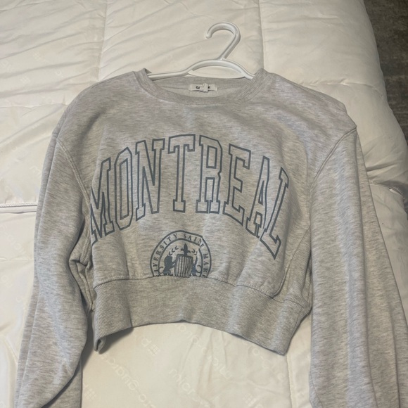 Garage cropped sweatshirt - Picture 1 of 2
